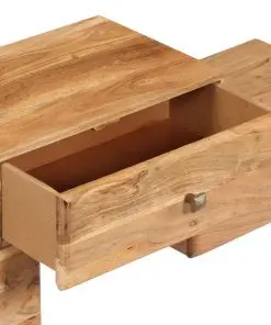 vidaXL TV Cabinet 108x30x49 cm Solid Acacia Wood