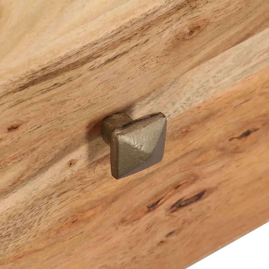 vidaXL TV Cabinet 108x30x49 cm Solid Acacia Wood