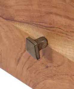 vidaXL Coffee Table 70x60x42 cm Solid Acacia Wood