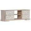 vidaXL TV Cabinet 120x30x40 cm Solid Acacia Wood