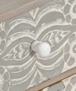 vidaXL TV Cabinet 120x30x40 cm Solid Acacia Wood