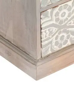 vidaXL TV Cabinet 120x30x40 cm Solid Acacia Wood
