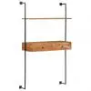 vidaXL Wall Desk 90x40x170 cm Solid Acacia Wood