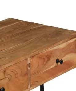 vidaXL Wall Desk 90x40x170 cm Solid Acacia Wood