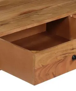 vidaXL Wall Desk 90x40x170 cm Solid Acacia Wood