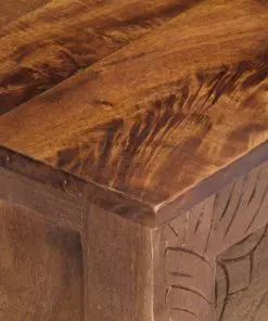 vidaXL Storage Box 120x30x40 cm Solid Mango Wood