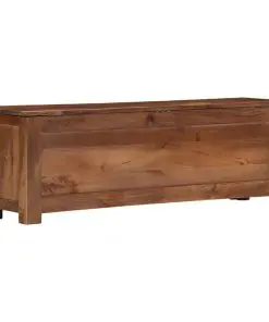 vidaXL Storage Box 120x30x40 cm Solid Mango Wood