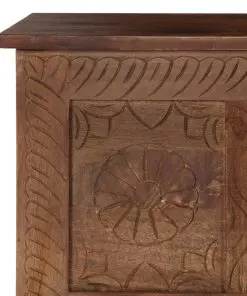 vidaXL Storage Box 120x30x40 cm Solid Mango Wood