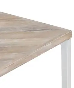 vidaXL Coffee Table 110x110x36 cm Solid Mango Wood