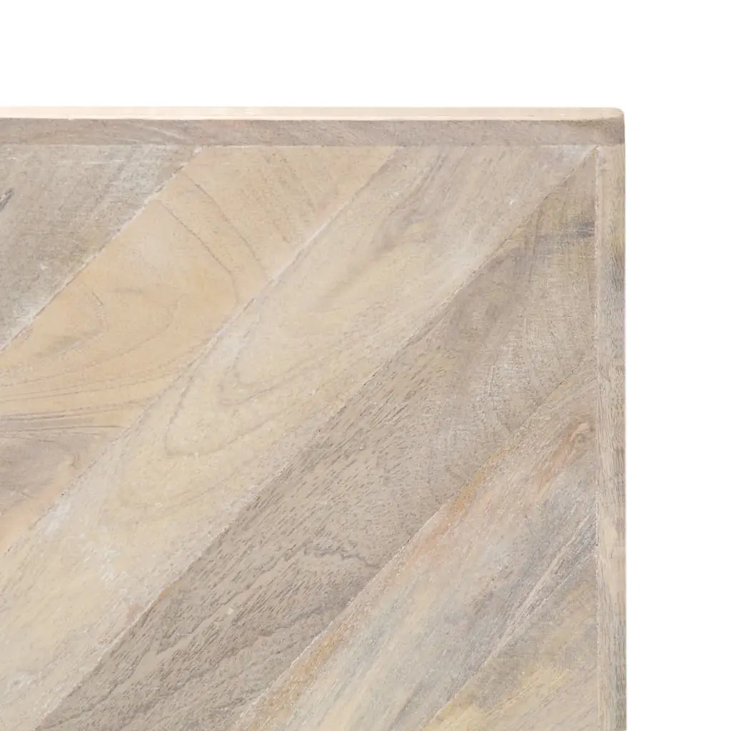 vidaXL Coffee Table 110x110x36 cm Solid Mango Wood