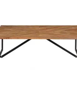 vidaXL Coffee Table 110x110x36 cm Solid Acacia Wood
