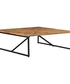 vidaXL Coffee Table 110x110x36 cm Solid Acacia Wood
