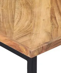 vidaXL Coffee Table 110x110x36 cm Solid Acacia Wood