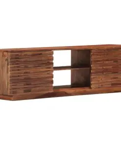 vidaXL TV Cabinet 120x30x40 cm Solid Sheesham Wood