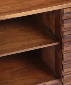 vidaXL TV Cabinet 120x30x40 cm Solid Sheesham Wood