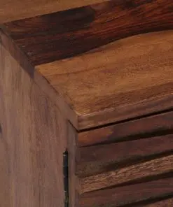 vidaXL TV Cabinet 120x30x40 cm Solid Sheesham Wood