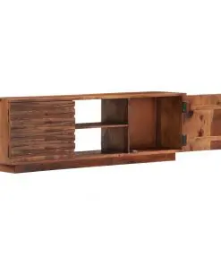 vidaXL TV Cabinet 120x30x40 cm Solid Sheesham Wood