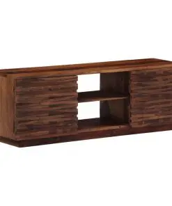 vidaXL TV Cabinet 120x30x40 cm Solid Sheesham Wood
