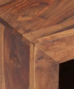 vidaXL TV Cabinet 120x30x40 cm Solid Sheesham Wood