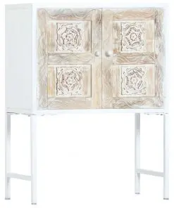 vidaXL Side Cabinet 70x30x90 cm Solid Mango Wood