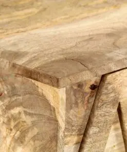 vidaXL Alphabet Cabinet with 6 Drawers 120x35x79 cm Solid Mango Wood