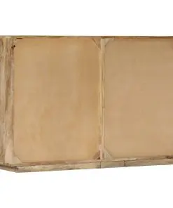 vidaXL Alphabet Cabinet with 6 Drawers 120x35x79 cm Solid Mango Wood