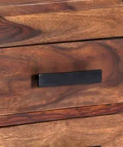 vidaXL TV Cabinet 110x30x40 cm Solid Sheesham Wood