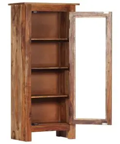 vidaXL Highboard 50x30x110 cm Solid Sheesham Wood