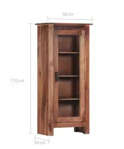vidaXL Highboard 50x30x110 cm Solid Sheesham Wood