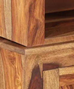 vidaXL Highboard 60x30x180 cm Solid Sheesham Wood