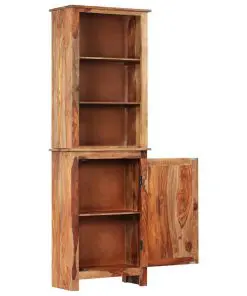 vidaXL Highboard 60x30x180 cm Solid Sheesham Wood
