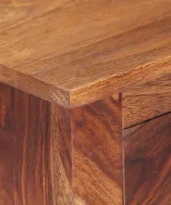 vidaXL Nightstand 40x30x50 cm Solid Sheesham Wood