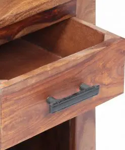 vidaXL Nightstand 40x30x50 cm Solid Sheesham Wood