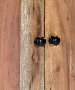 vidaXL 5 Piece Bathroom Set Solid Acacia Wood