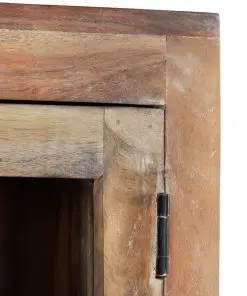 vidaXL 5 Piece Bathroom Set Solid Acacia Wood