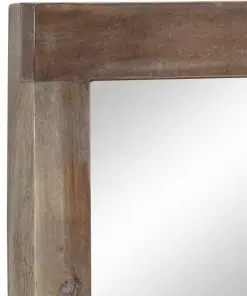 vidaXL 5 Piece Bathroom Set Solid Acacia Wood