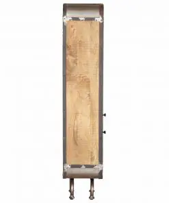 vidaXL Highboard 40x30x145 cm Solid Mango Wood