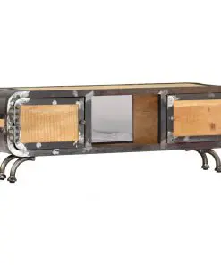 vidaXL TV Cabinet 120x30x42 cm Solid Mango Wood