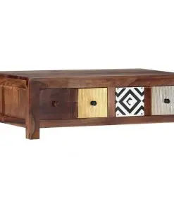 vidaXL Coffee Table 90x50x30 cm Solid Sheesham Wood