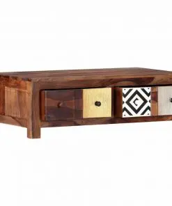 vidaXL Coffee Table 90x50x30 cm Solid Sheesham Wood
