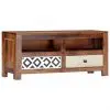 vidaXL TV Cabinet 90x30x40 cm Solid Sheesham Wood