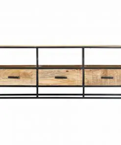 vidaXL TV Cabinet 120x30x45 cm Solid Mango Wood