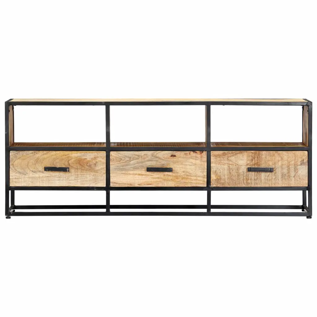 vidaXL TV Cabinet 120x30x45 cm Solid Mango Wood