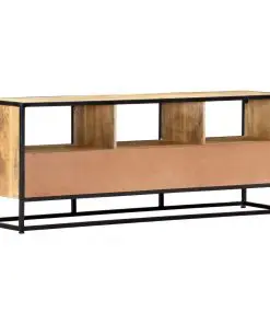 vidaXL TV Cabinet 120x30x45 cm Solid Mango Wood