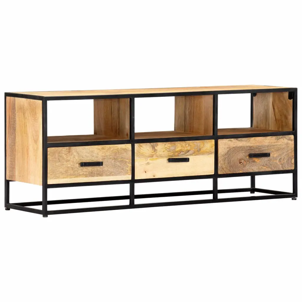 vidaXL TV Cabinet 120x30x45 cm Solid Mango Wood