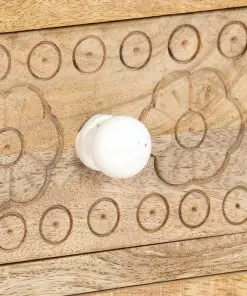 vidaXL TV Cabinet 120x30x40 cm Solid Mango Wood