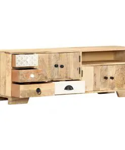 vidaXL TV Cabinet 120x30x40 cm Solid Mango Wood