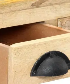 vidaXL Console Table 110x30x75 cm Solid Mango Wood