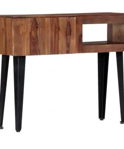 vidaXL Console Table 90x30x75 cm Solid Sheesham Wood