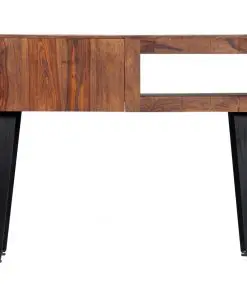 vidaXL Console Table 90x30x75 cm Solid Sheesham Wood